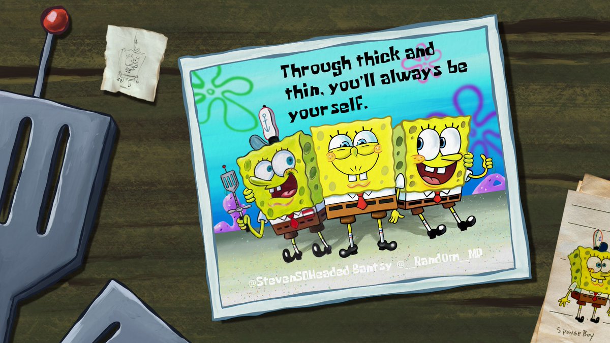 I’m just a simple sponge with a job. 💛