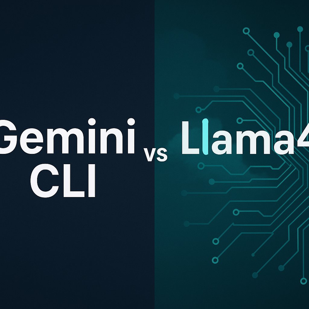 AcnTokyo's tweet photo. Gemini CLI vs Llama4｜クラウド連携か完全ローカルか？AI活用の最前線 https://t.co/9mw8cwVcOH https://t.co/CTrq7gdl1b