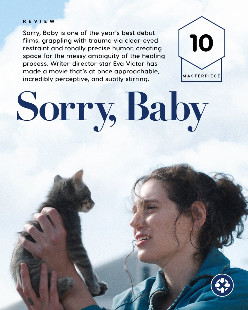 An extraordinary first feature and one of the best films of 2025 so far, Sorry, Baby pulls off astounding feats of storytelling.

Our review: bit.ly/4ltbpW8