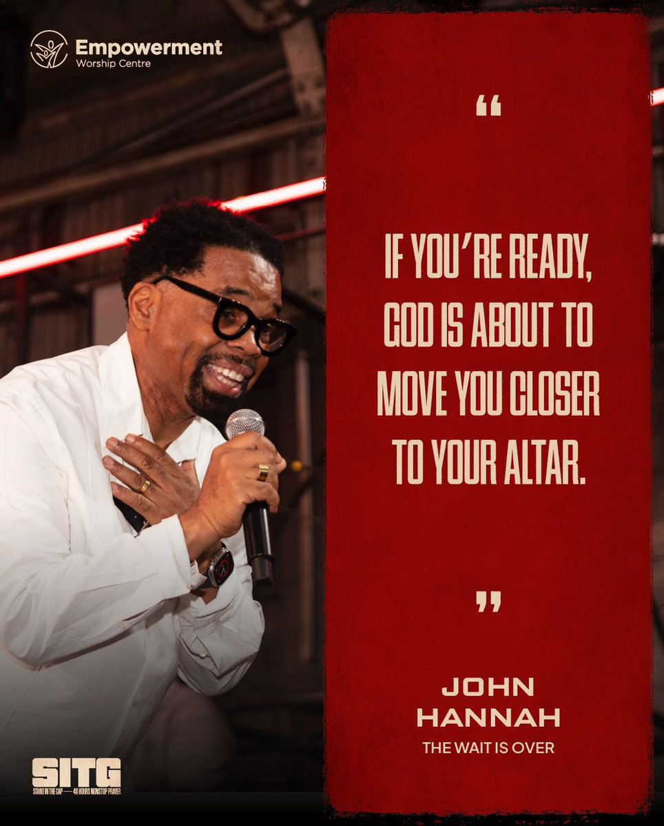 Your life is about to shift — not another church experience, but a real encounter with God. 🔥
If you’re ready, He’s drawing you closer to your altar. 

#SITG25