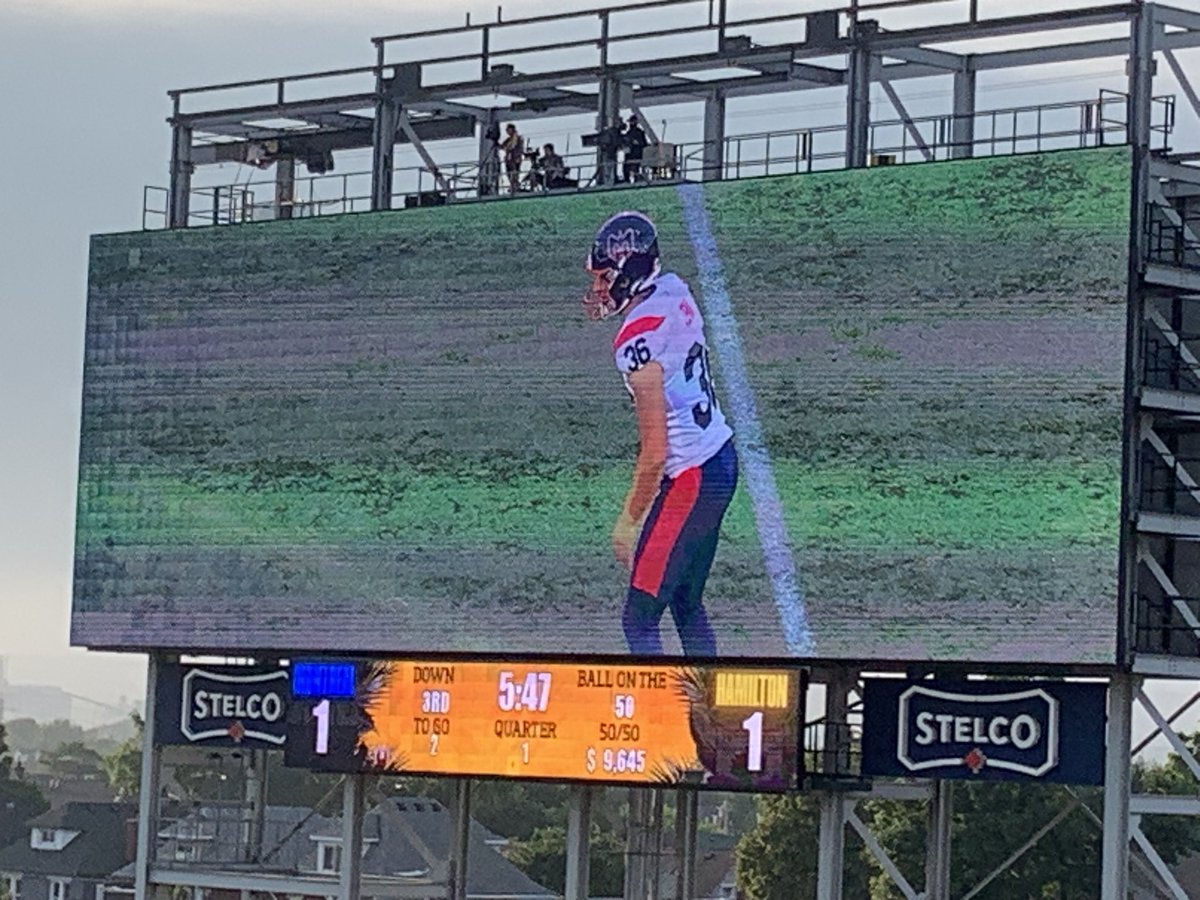 A 1-1 football game. Somebody send this to an American to make them scratch their heads. #CFLonTSN #Ticats