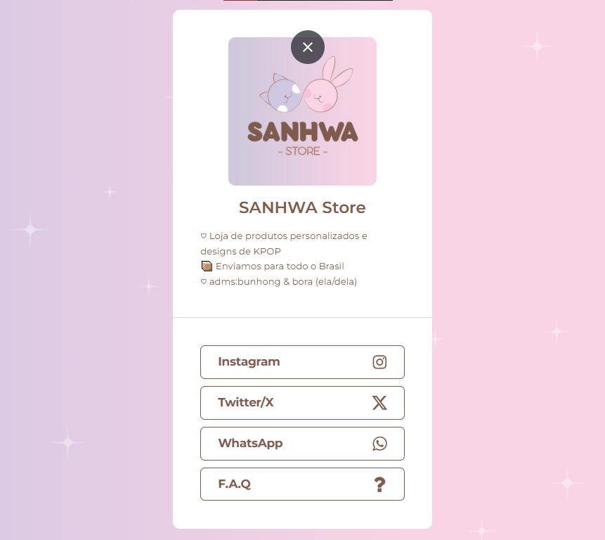 sanhwastore's tweet photo. Nossos links importantes agora estão no link do carrd em nosso perfil! ♡ https://t.co/aDHxUoGne1