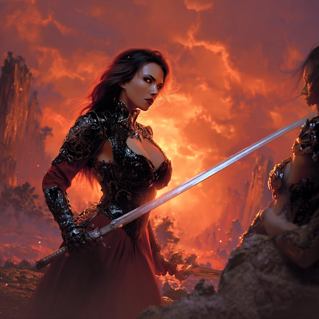 The Sunset Warriors stand ready at the battle at the end of time
