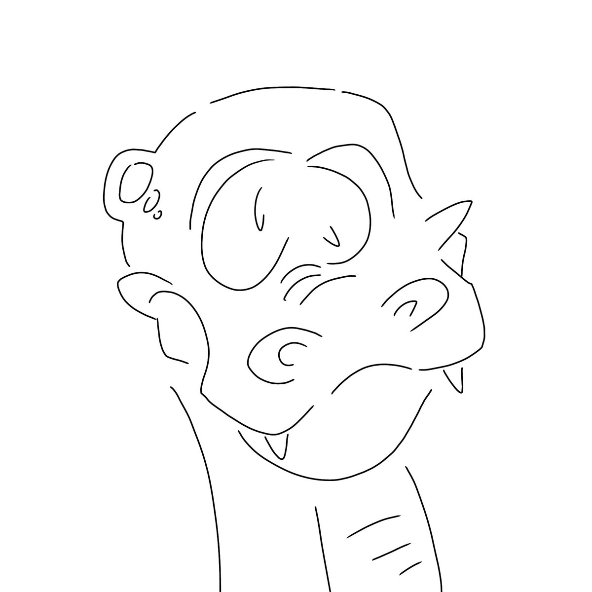 WMPART90's tweet image. Cool dinosaur doodle