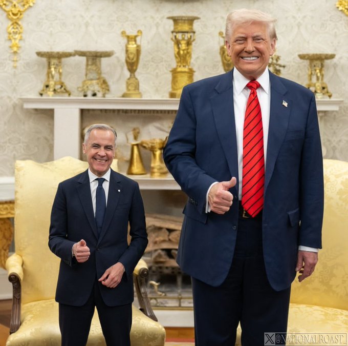 Every other major U.S. trade partner secured a deal. Carney thinks he's smarter than the rest?  
result= he got played instead. 
Carney is incapable and incompetent.
But hey...! -- Who could blame "team 🇨🇦" !?!? as they were way too busy drawing rainbows on our flag?
Elbows up?