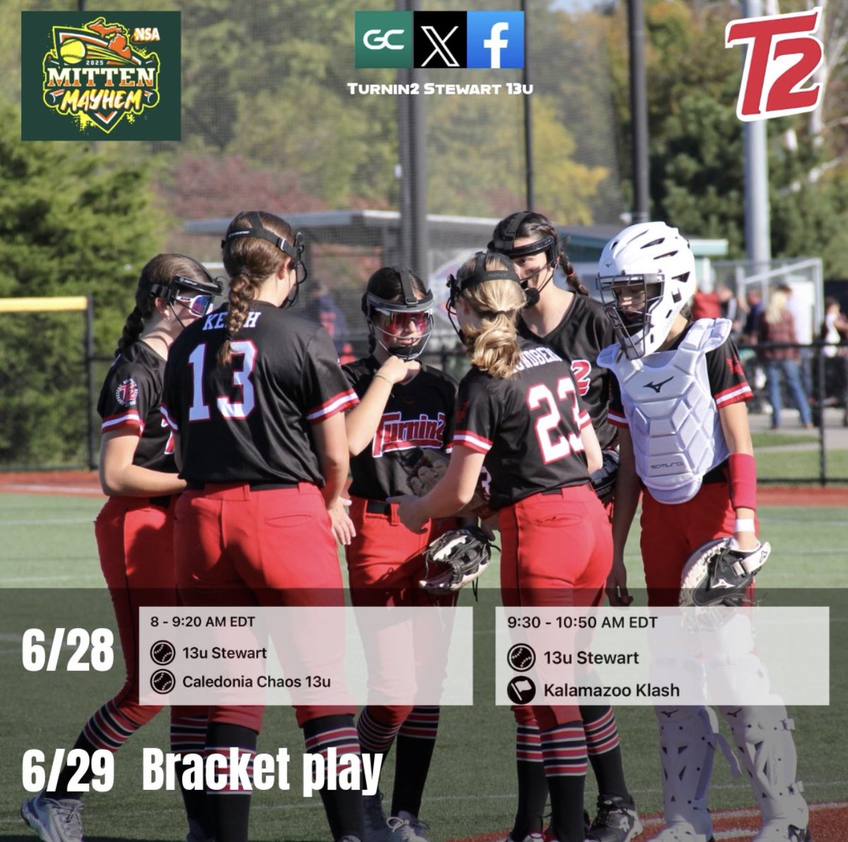 Turnin2_14u's tweet image. Heading into this weekend, the girls are ready! 💪🏼