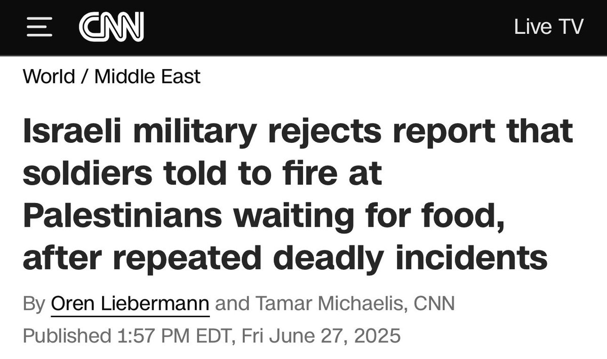 Palestinian journalists: Here are videos of Israel shooting at people seeking aid

Witnesses: Israeli forces shot at us

Doctors in Gaza: We’ve seen daily shooting victims

Israeli soldiers: They told us to shoot at them

CNN: Israel says it’s not true