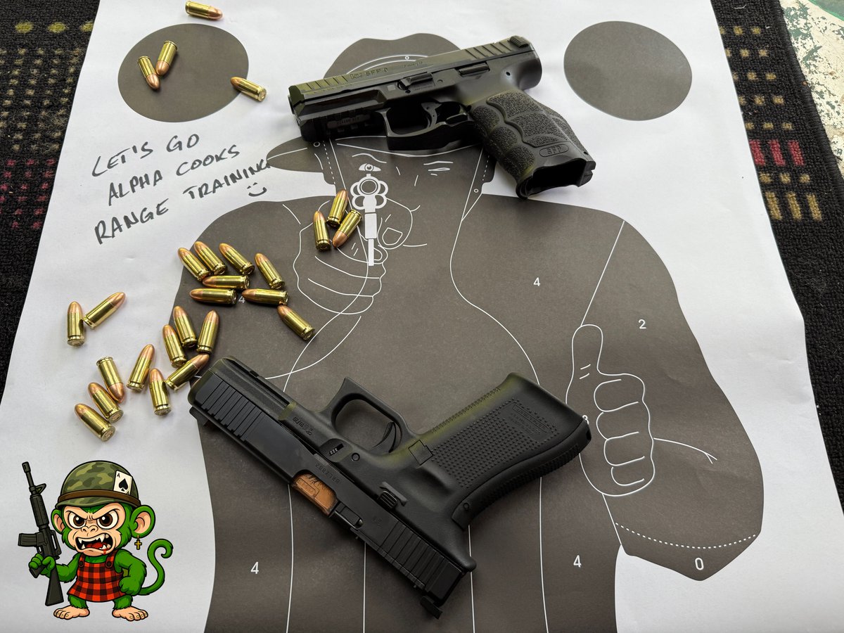 AlphaCooksOnAPE's tweet image. They said go out and touch some grass ... ☺️

There&apos;s no team building like range training 🔫

It builds trust!
It forces communication under stress!
It strengthens discipline and coordination!