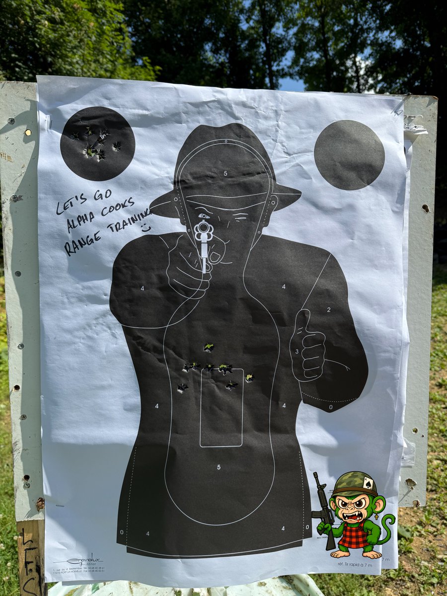 AlphaCooksOnAPE's tweet image. They said go out and touch some grass ... ☺️

There&apos;s no team building like range training 🔫

It builds trust!
It forces communication under stress!
It strengthens discipline and coordination!