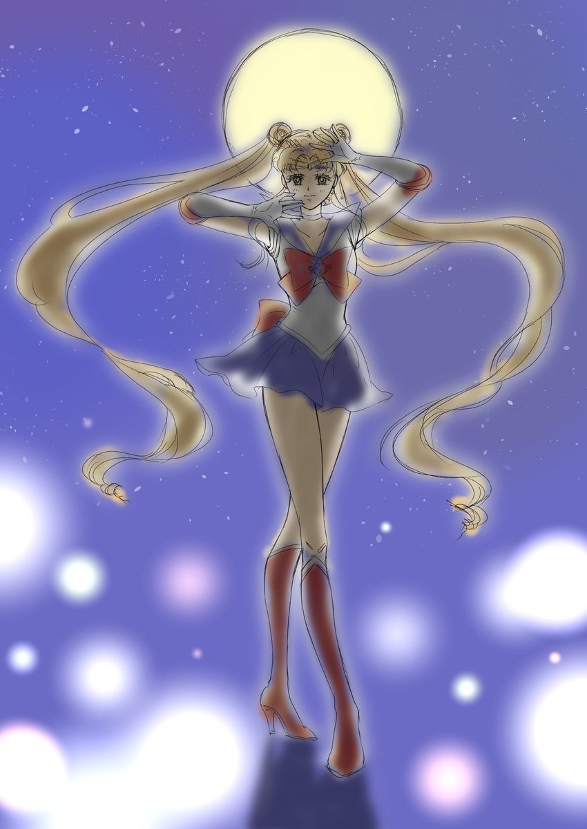 たまには違うものを記憶の限りでワンドロ
セーラームーン🌙