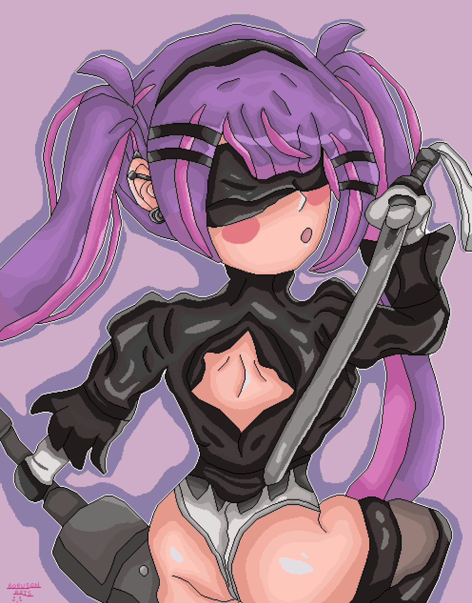 RobusonArts's tweet photo. TowB!!! 💜👾

#TOWART #pixelartist #pixelart #ドット絵 https://t.co/DlNx6Jk8IW
