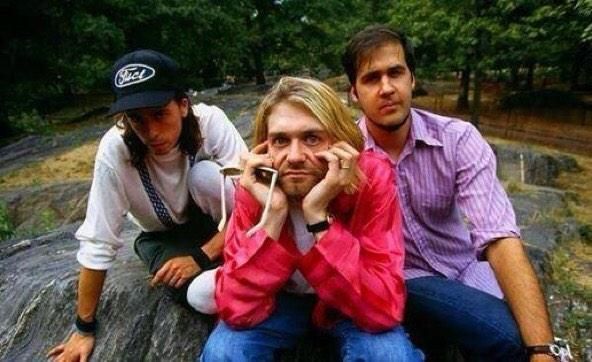 Nirvana in Central Park, New York, 1993.