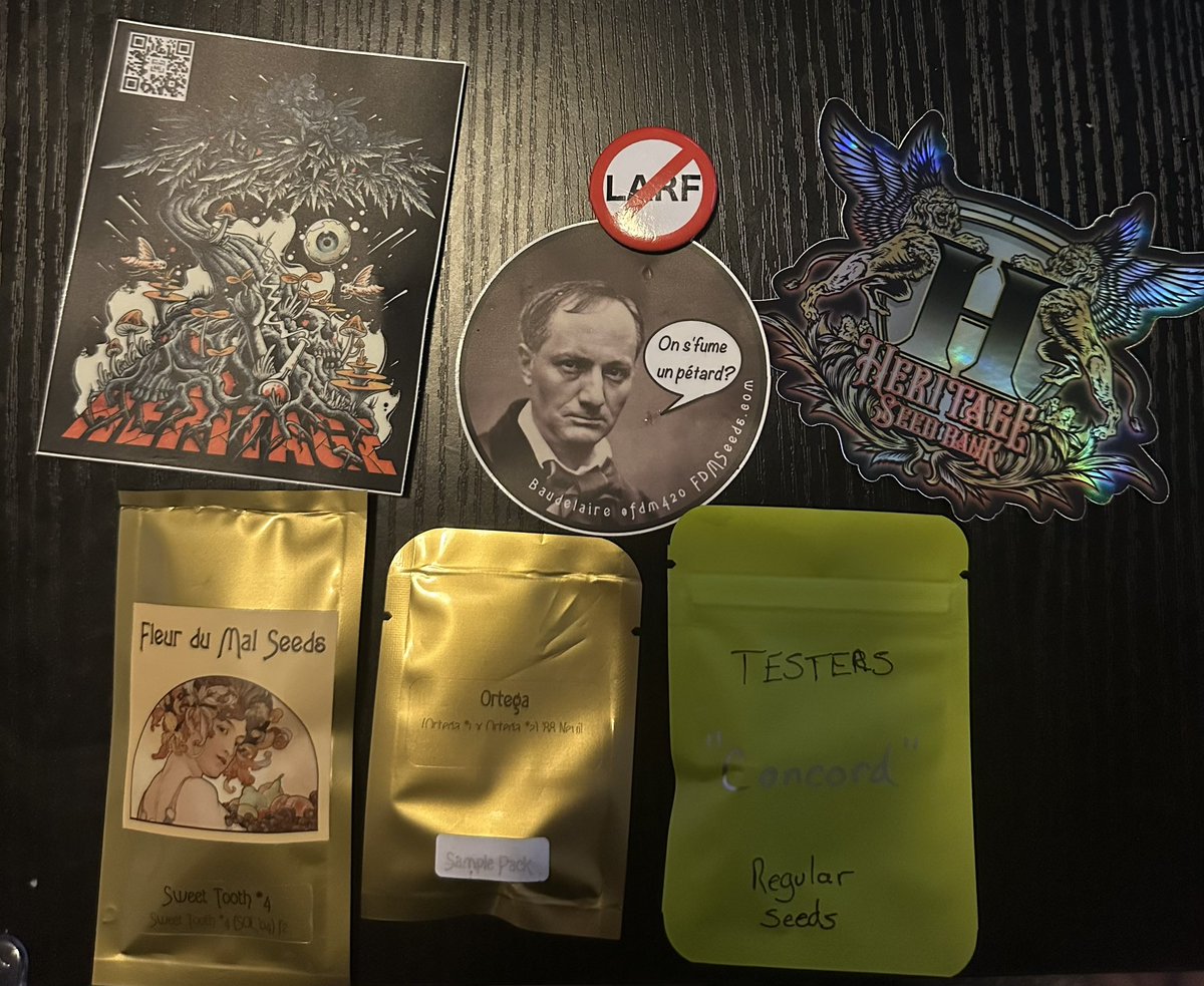 ThiccboiGrows's tweet image. Some Sweet Tooth and freebies from Heritage Seed Bank. Really cool stuff.
🚫NO LARF🚫
Lol i thought that pin is cool
Huge thank you to @Smeyer40 for finding me the Sweet Tooth seeds. He's a homie fr.
