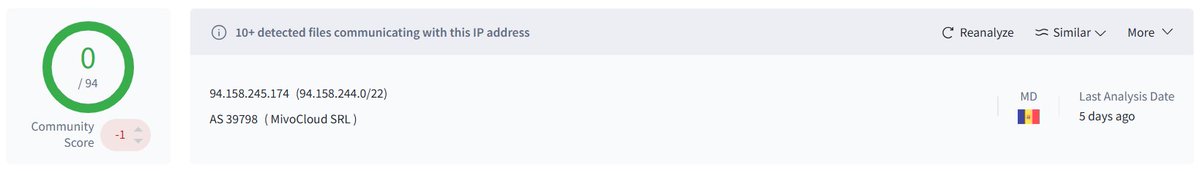 skocherhan's tweet image. 6e0b689a38618e72830f68c8f608019d
michellegraci[.]com/hatz[.]zip

C2: 94[.]158[.]245[.]174
AS39798 MivoCloud SRL 🇲🇩

#NetSupportRat @Huntio @JAMESWT_WT @500mk500