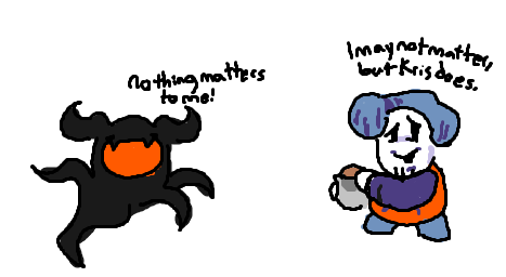 did doodles of ramb and eram to show what i imagine they would mean here