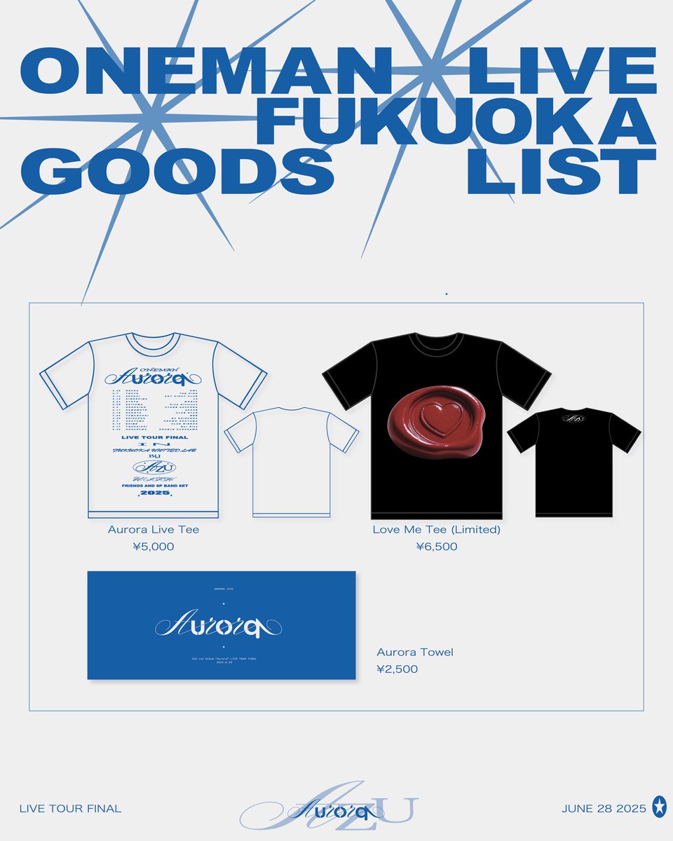 azu_ifn's tweet image. ONEMAN LIVE &quot;Official Goods&quot; 
先行販売 15:30〜16:30