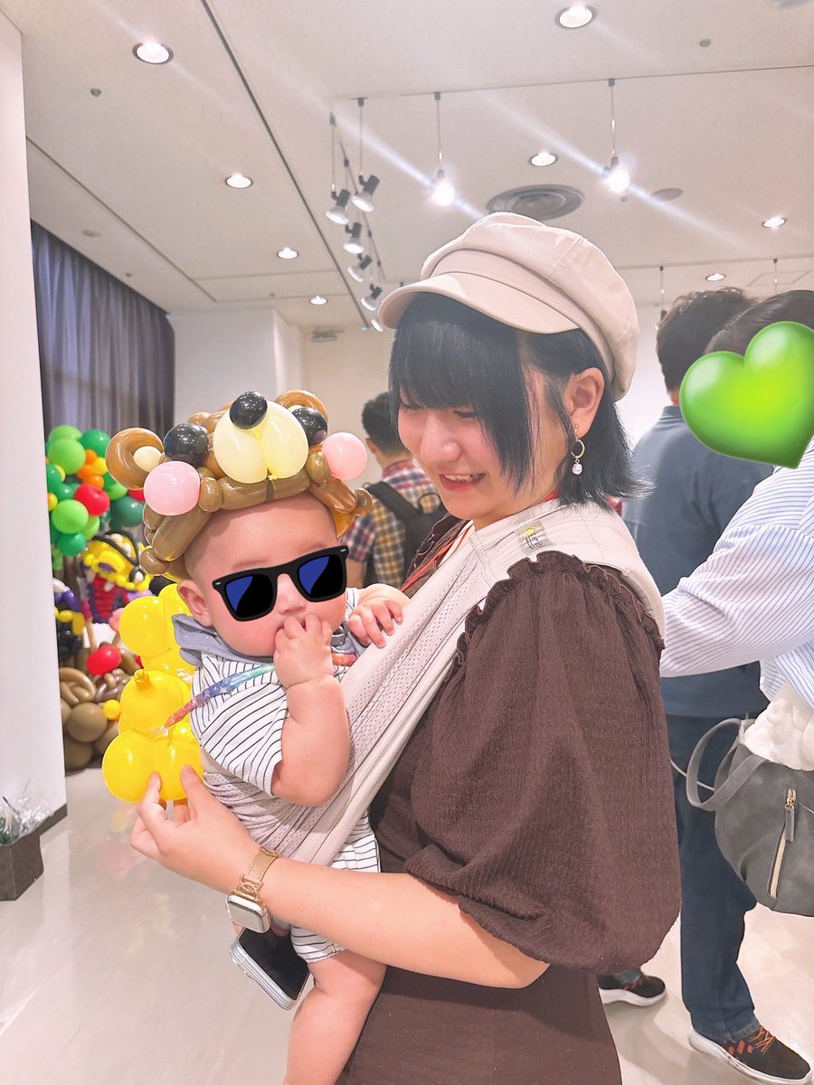 ena_fuusen's tweet photo. ツイスターズ2025🎈
息子と遊びに行ってきました〜！！
沢山の人にお声がけいただき本当に嬉しかったです✨️
カラフルな空間に大興奮でした🤭笑
3枚目はあやポンちゃんのワンバルーン🫶
来月はJBAN!!個人での出場は初めてですが気合い入れて頑張ります💪🔥
 #ツイスターズ2025 https://t.co/waqI9O5JCS