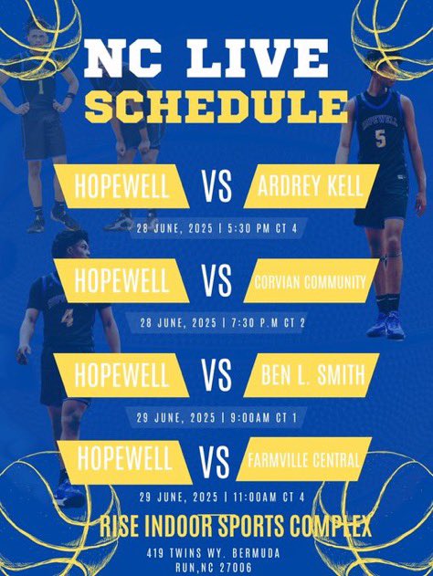 Shawn5k__'s tweet image. NC Live schedule this weekend