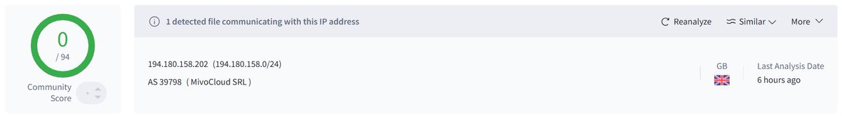 skocherhan's tweet image. 194[.]180[.]158[.]202
194[.]180[.]158[.]203
194[.]180[.]158[.]204
194[.]180[.]158[.]205

#NetSupportRat @JAMESWT_WT @Huntio @500mk500