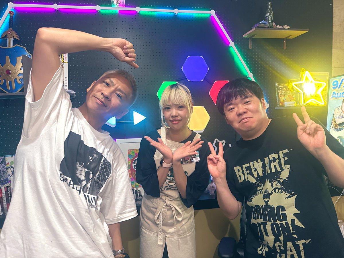 マベちゃんをみんなで見守りましょうー。 目標実現の内容が歌と踊りや