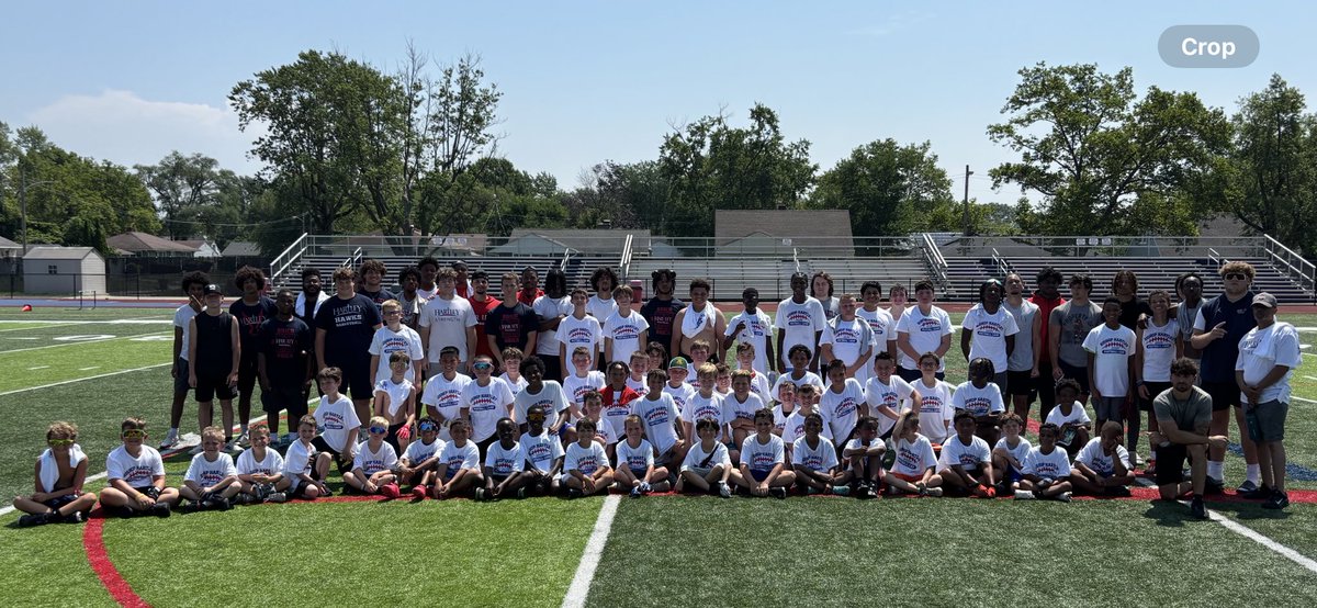 HartleyFootball's tweet image. What a week! Great group of Future Hawks competing and learning. Special thanks to Seniors Jay Zang and Robert Lathon for talking about the importance of the FINISH! Go Hawks!