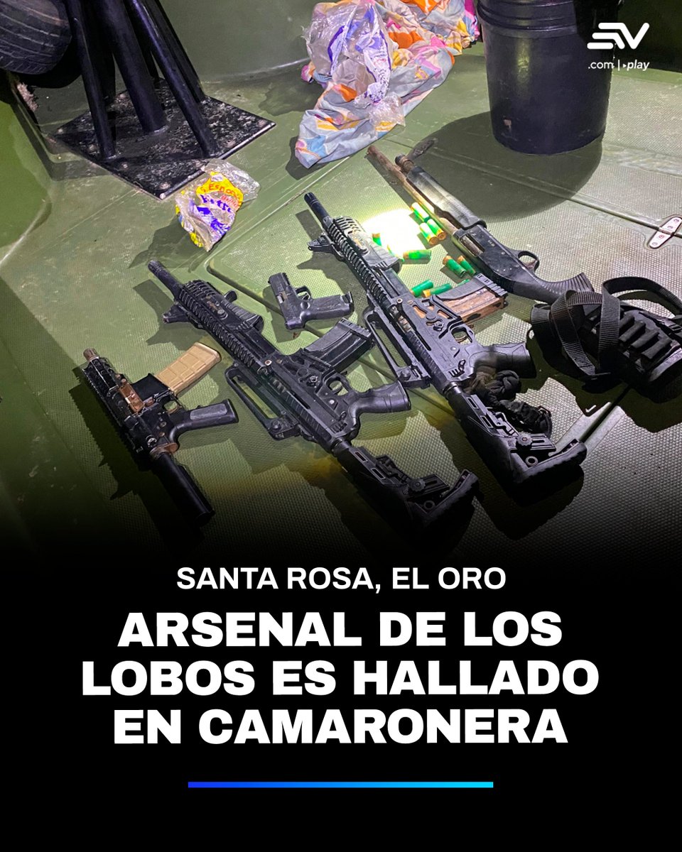 🔴🚨 En un operativo exitoso, las Fuerzas Armadas de Ecuador repelieron un ataque y decomisaron un arsenal de Los Lobos, peligrosa banda criminal. El enfrentamiento ocurrió en una camaronera ubicada sobre el Estero Bravito, en Santa Rosa, El Oro. 💻 bit.ly/40rpPxX