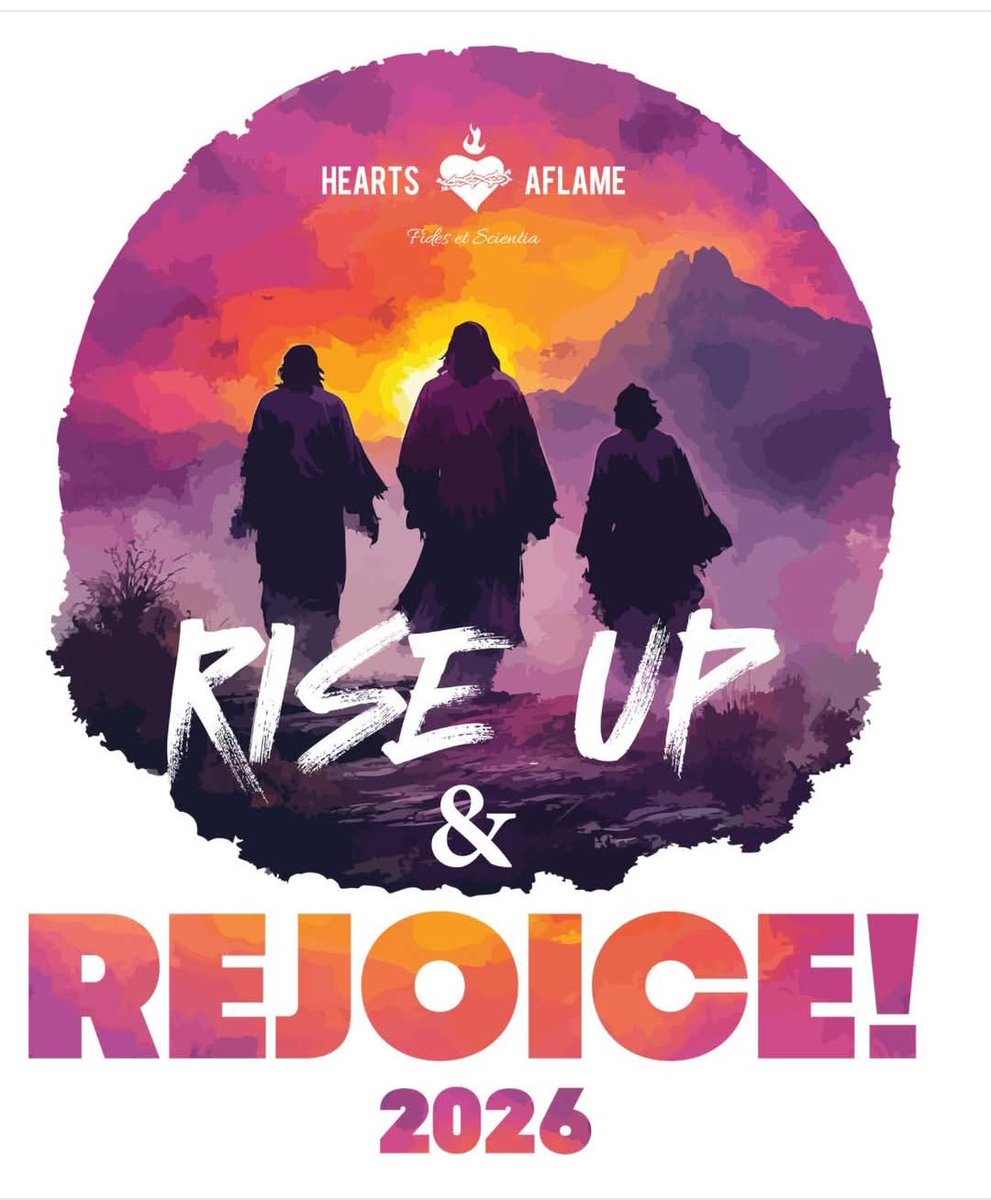 Hearts Aflame is for young adults aged 18-35 who want to know more about their faith, have an authentic encounter with Christ and meet other Catholic young adults.

Nga Tawa Diocesan School, Marton, 2-11 Jan 2026.
Registrations open 6 July at 1pm Visit heartsaflame.org.nz