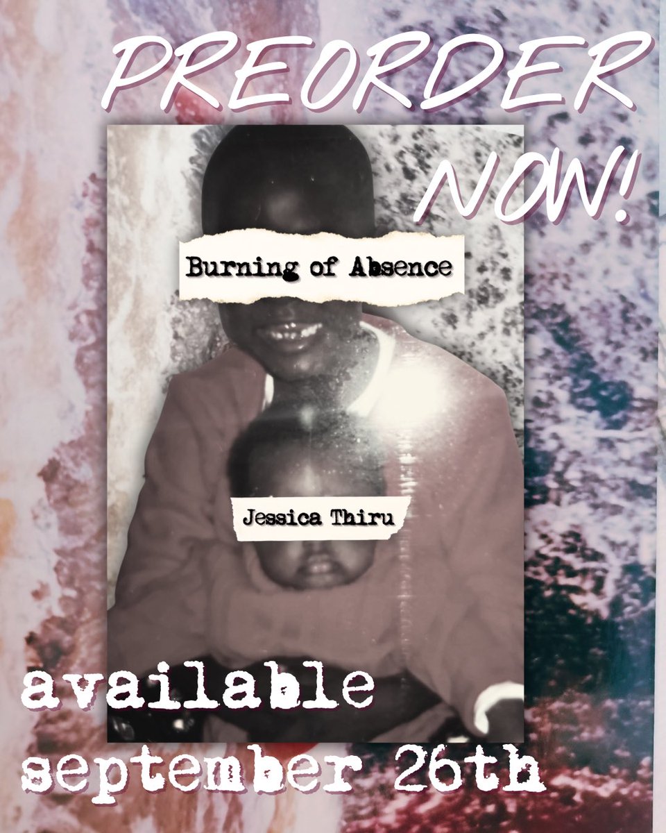 Preorder starts today for Jessica Thiru’s debut, Burning of Absence ✨this chapbook touches on loneliness and grief, but Thiru is a warm hand guiding in the dark to refuse that seclusion ✨link in bio