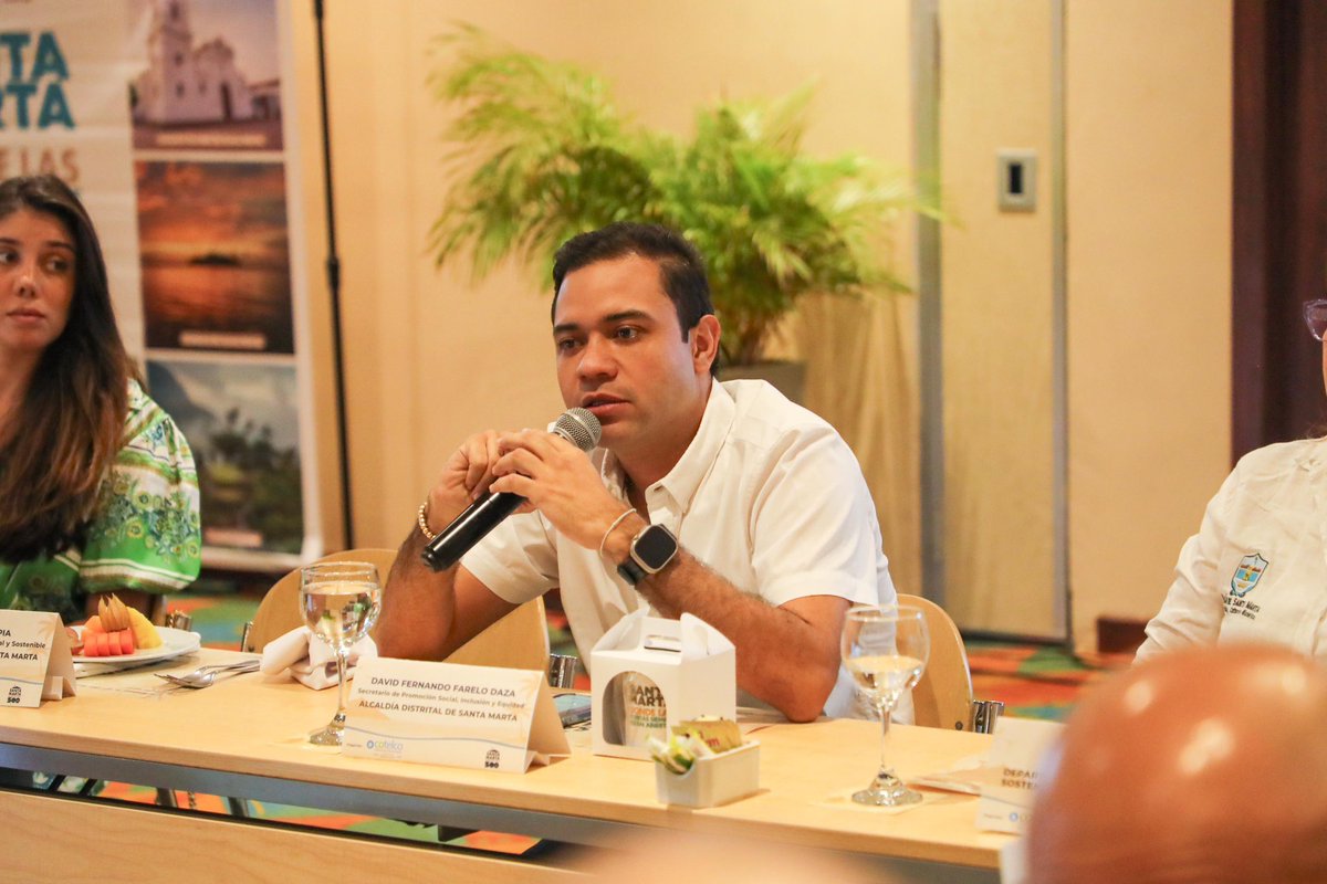 promsocialsmr's tweet photo. En alianza con el gremio hotelero, trabajamos por una Santa Marta turística, sostenible e incluyente. Avanzamos en la atención a habitantes de calle, por directriz del Alcalde @CarlosPinedoC, fortaleciendo la seguridad y la proyección de ciudad. #SantaMarta500Años https://t.co/VXqBWQA9VX