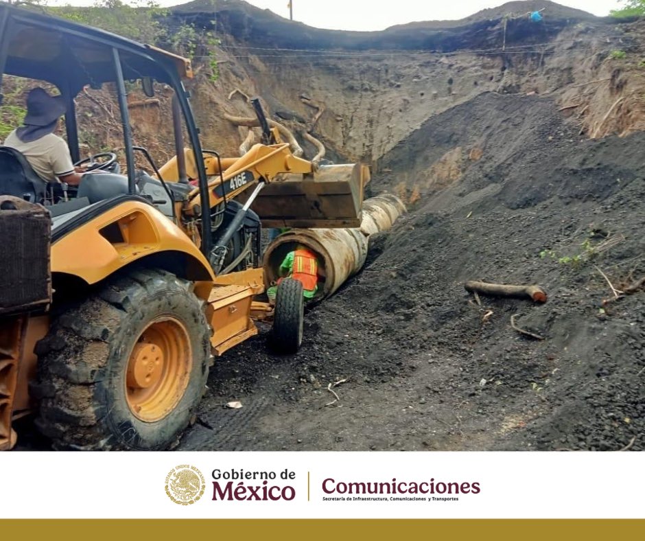 El Centro #SICTOaxaca informa:

🚧 Se llevan a cabo 𝐭𝐫𝐚𝐛𝐚𝐣𝐨𝐬 𝐝𝐞 𝐫𝐞𝐩𝐚𝐫𝐚𝐜𝐢𝐨́𝐧 𝐞𝐧 𝐨𝐛𝐫𝐚 𝐝𝐞 𝐝𝐫𝐞𝐧𝐚𝐣𝐞 en el km 214+780 de la Carretera Federal 200, Tramo: Límite Guerrero/Oaxaca – Pinotepa Nacional.

Estas acciones son fundamentales para garantizar el