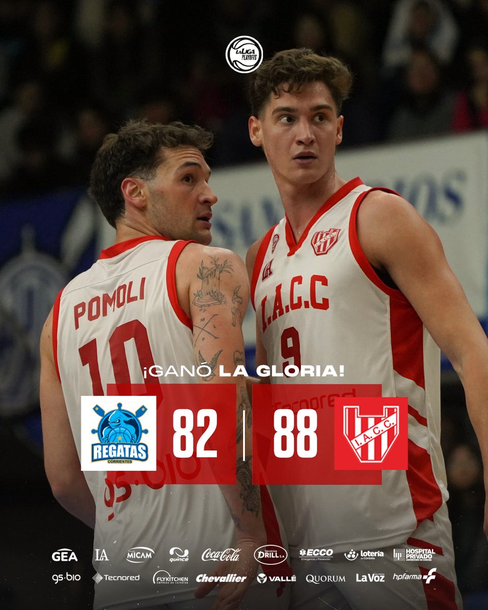 ¡¡¡𝗔 𝗟𝗔 𝗙𝗜𝗡𝗔𝗟 𝗚𝗟𝗢𝗥𝗜𝗔 𝗤𝗨𝗘𝗥𝗜𝗗𝗔!!! 🇦🇹

Triunfazo en Corrientes para liquidar la llave 🔥

Una vez más 𝗜𝗡𝗦𝗧𝗜𝗧𝗨𝗧𝗢 representará a Córdoba en la serie definitoria 💪🏻

🏀 #PlayoffsLaLiga