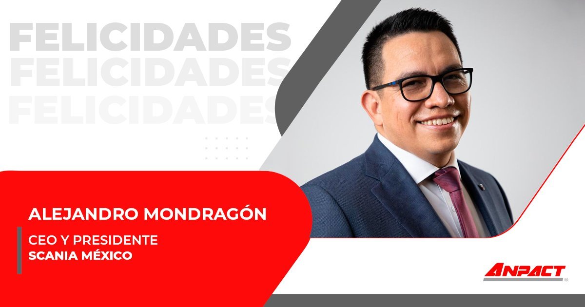 ANPACT, A.C. (@anpact) on Twitter photo Enviamos una felicitación a nuestro consejero <a href="/ScaniAMondragon/">Alejandro Mondragon</a> de <a href="/ScaniaMX/">Scania México</a> con motivo de su cumpleaños. Que tenga un excelente día en compañía de su familia y seres queridos. ¡Felicidades!
<a href="/RogelioArzate_/">Rogelio Arzate</a> <a href="/alexosorioc/">Alex Osorio</a> <a href="/Virginia_Olalde/">Virginia Olalde López-Gavito</a> <a href="/MiguelOgazon/">MiguelOgazon</a> Enviamos una felicitación a nuestro consejero <a href="/ScaniAMondragon/">Alejandro Mondragon</a> de <a href="/ScaniaMX/">Scania México</a> con motivo de su cumpleaños. Que tenga un excelente día en compañía de su familia y seres queridos. ¡Felicidades!
<a href="/RogelioArzate_/">Rogelio Arzate</a> <a href="/alexosorioc/">Alex Osorio</a> <a href="/Virginia_Olalde/">Virginia Olalde López-Gavito</a> <a href="/MiguelOgazon/">MiguelOgazon</a>