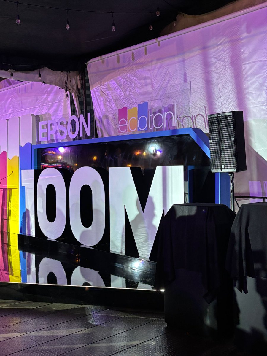 InfochannelMX's tweet image. #Galería | @epson celebró el logro de alcanzar los 100 millones de unidades vendidas de 🖨️#impresoras #ecotank en el mundo 🌏, con #mayoristasTI y #distribuidores #TIC.