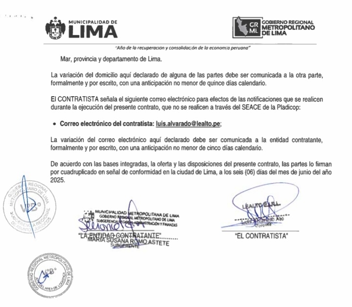 ginoequidad's tweet photo. La @MuniLima compro comida sin registro sanitario para damnificados el 6 de junio. NO EN MAYO como señalan en su comunicado. Aprovecharon estado de emergencia para comprarle 2.7 Millones a LEALTO empresa fachada de inhabilitado Saúl Mishkin Chlimper hijo de exministro Aprista🌟 https://t.co/c1MGqMCOND