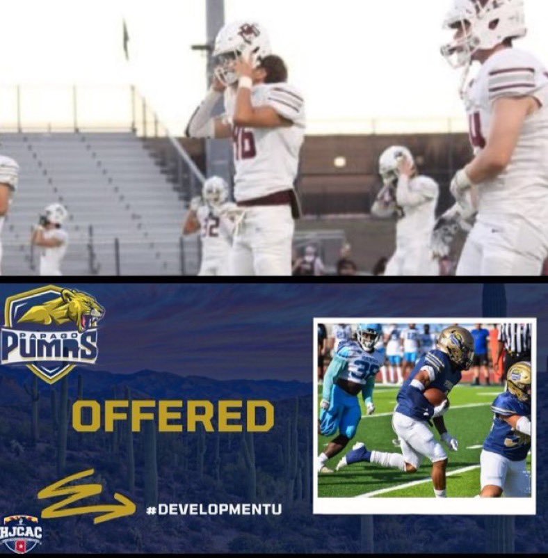 Kelynn Chavez (@kelynnluv) on Twitter photo #AGTG After a good conversation with <a href="/N_W_Sports/">Nation Wide Sports!</a> i have recieved my 4th offer from <a href="/PapagoPumas/">Papago Pumas JUCO Football</a> thank you to <a href="/CoachBStro/">Coach Strother</a> for giving me the oppertunity <a href="/CoachA_Johnson/">Andrew Johnson</a> <a href="/MauriLeBlanc/">Mauri LeBlanc</a> <a href="/Coach_Hickem/">Tre Hickem</a> <a href="/gridironarizona/">Gridiron Arizona</a> <a href="/therealbeadle/">Adam Beadle</a> #AGTG After a good conversation with <a href="/N_W_Sports/">Nation Wide Sports!</a> i have recieved my 4th offer from <a href="/PapagoPumas/">Papago Pumas JUCO Football</a> thank you to <a href="/CoachBStro/">Coach Strother</a> for giving me the oppertunity <a href="/CoachA_Johnson/">Andrew Johnson</a> <a href="/MauriLeBlanc/">Mauri LeBlanc</a> <a href="/Coach_Hickem/">Tre Hickem</a> <a href="/gridironarizona/">Gridiron Arizona</a> <a href="/therealbeadle/">Adam Beadle</a>