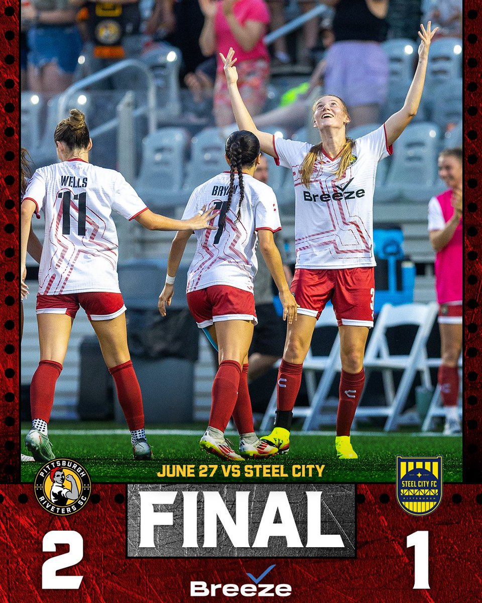 What a night at Highmark!

Thank you to another sellout crowd for supporting your GREAT FOREST DIVISION CHAMPIONS!

#PITvSTC #RivetersRise