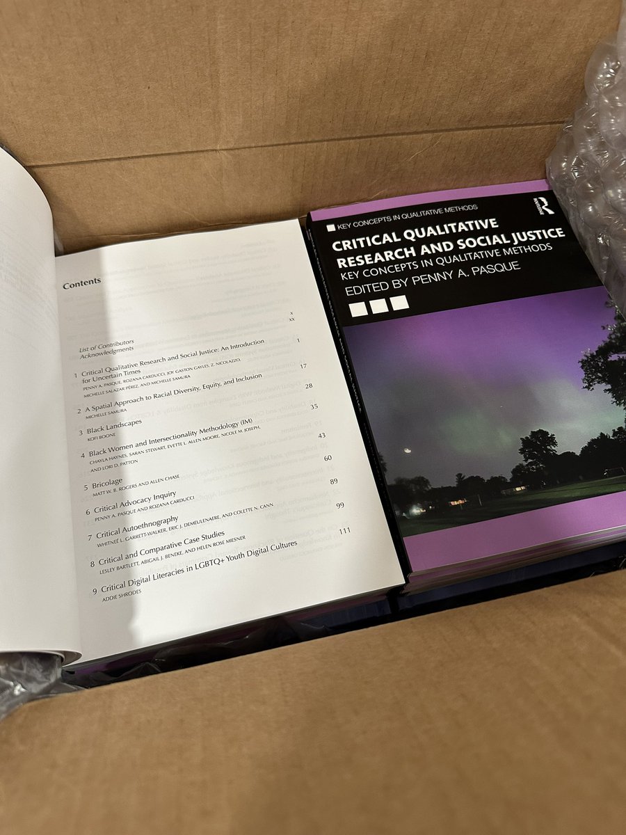 QualLabOSU's tweet image. Congrats @pennypasque, section editors, authors, and GRAs on a TIMELY new book! The familiar and new CRITICAL & SJ approaches are needed routledge.com/Critical-Quali… @SigQual @ASHEoffice @AERA_EdResearch