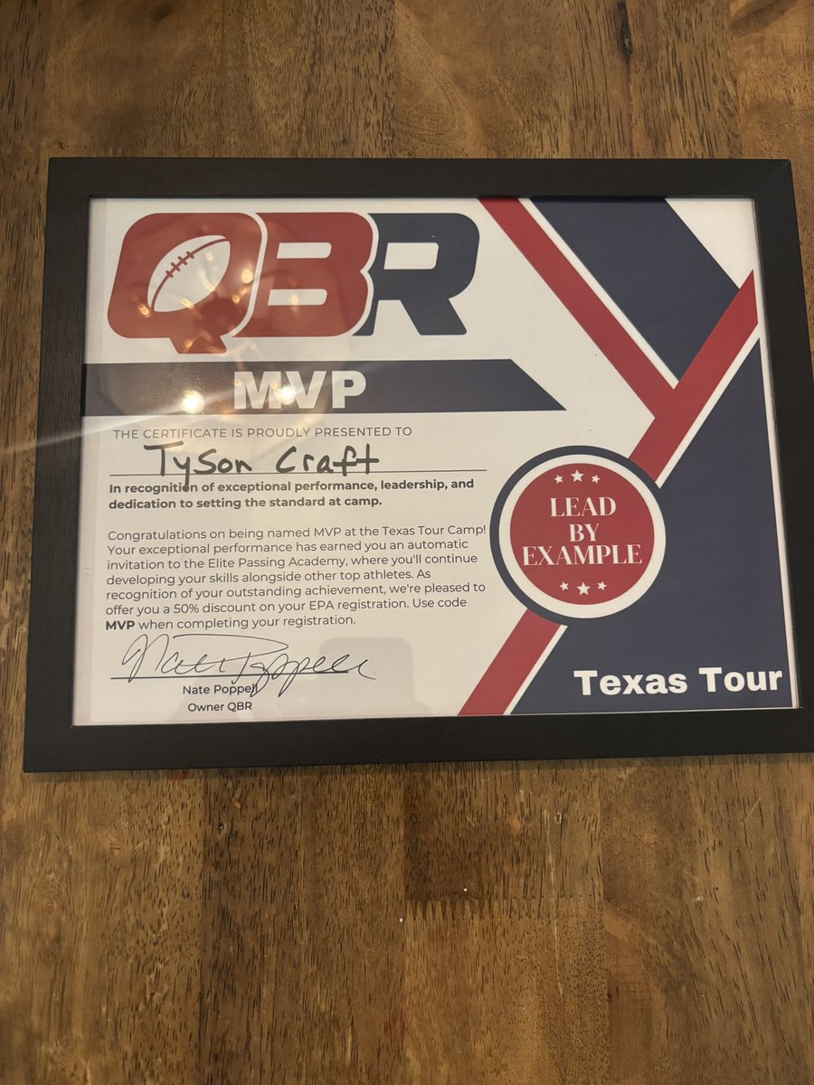 Thank you  <a href="/QB_Ranch/">QBR</a> for the opportunity to showcase my skills