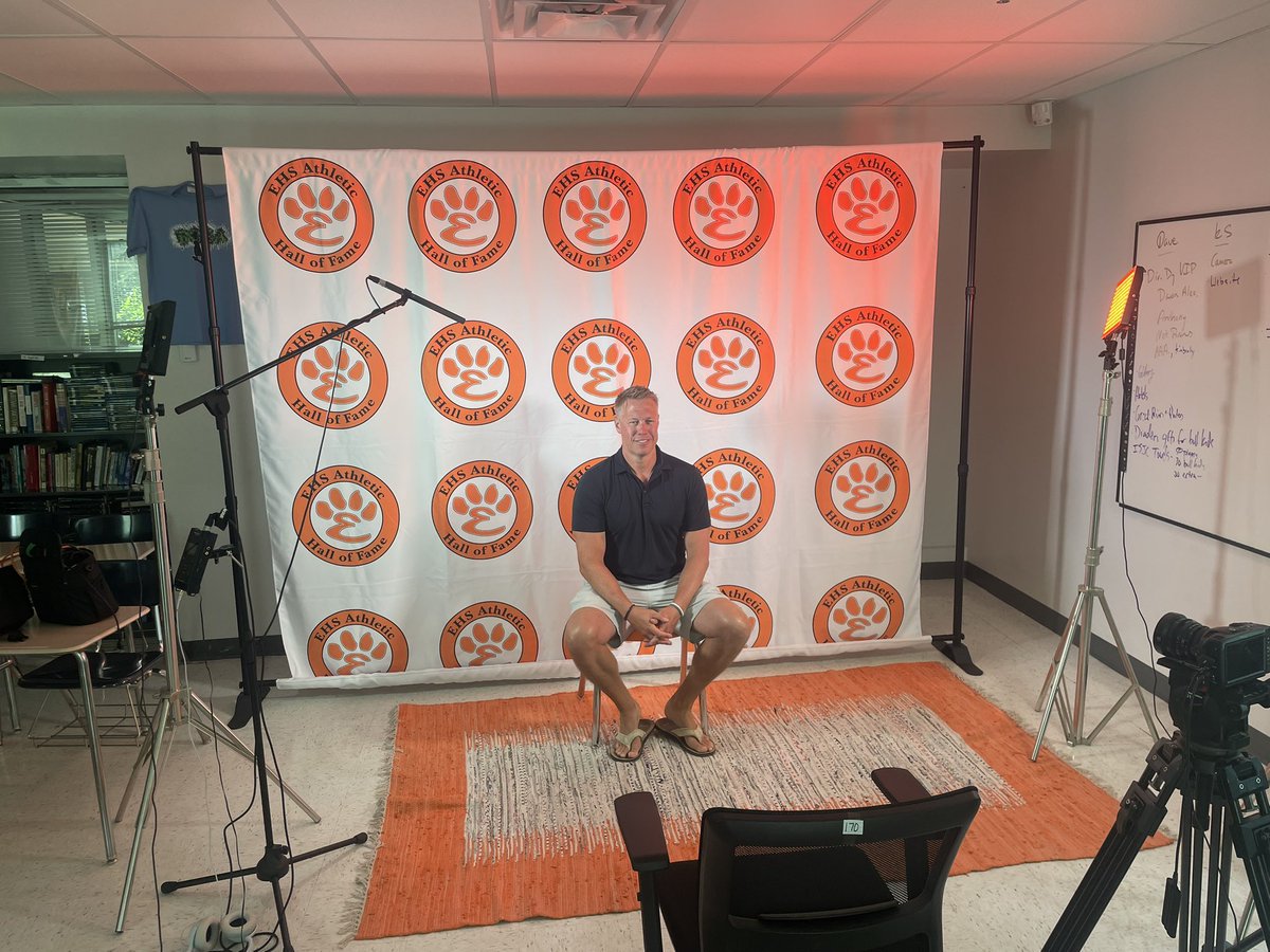 ehshof's tweet image. Today we began filming interviews for the class of 2026! @TigerFootball_ @coachdeshoward @EHSTigerGolf