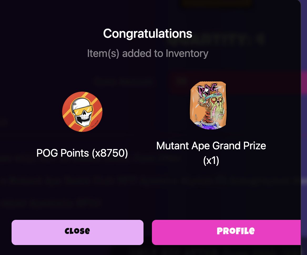 <a href="/PogDigital/">POG ®</a> - did I just win?