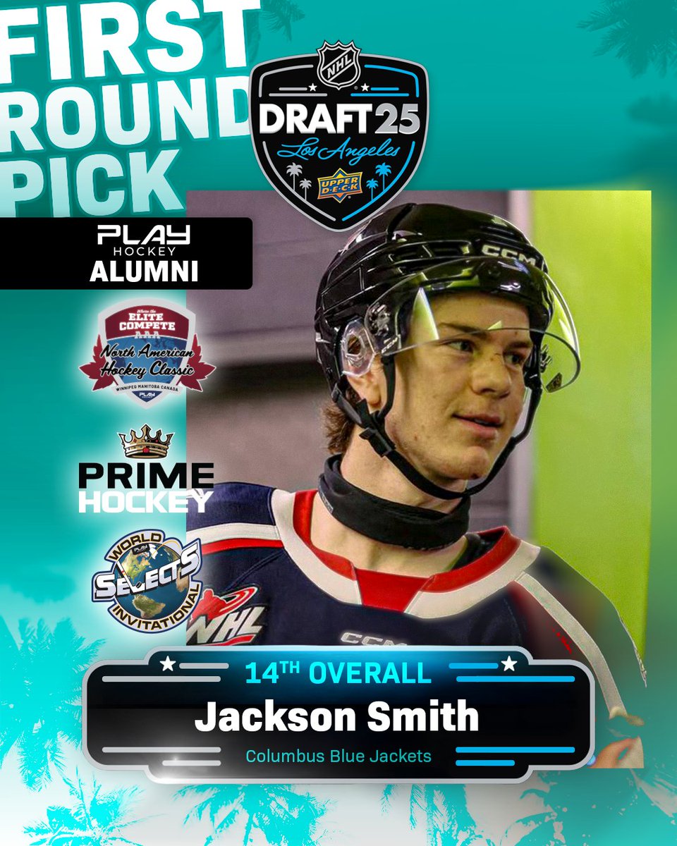 📈Alumni Achievement | Jackson Smith

From Calgary, AB to the big stage — congrats to Jackson Smith on being drafted 14th overall by the Columbus Blue Jackets!

The next chapter begins now. #NHLDraft