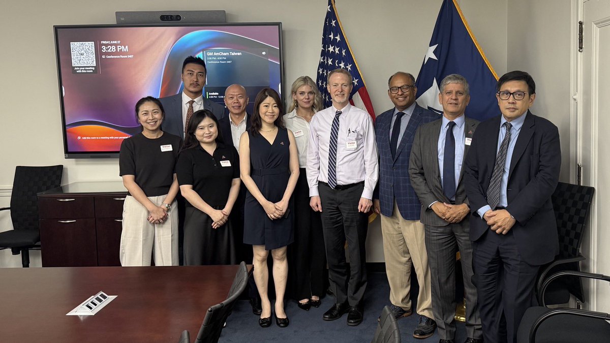 AmChamTaiwan's tweet image. Week wrapped for our #Doorknock2025 ! 40+ meetings. Strong support. Taiwan = trusted partner. #TaiwanMatters