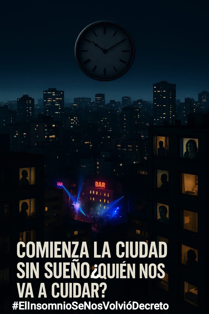 ActivosXElRuido's tweet photo. 📣 #ElInsomnioSeNosVolvióDecreto
Si el insomnio se volvió rutina, es momento de que también se vuelva protesta.
A las 9:00 p.m.
Publica, comparte, respira hondo… y grita en X.
Dormir no es delito, ¡pero ya casi!
#ActivosXElRuido https://t.co/xlzU7yUZ7F