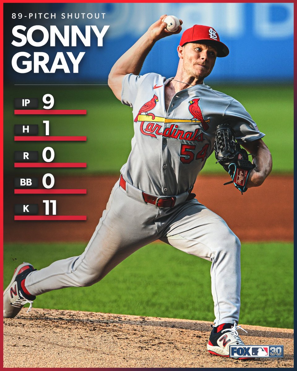 Sonny Gray has thrown a Maddux! 💪