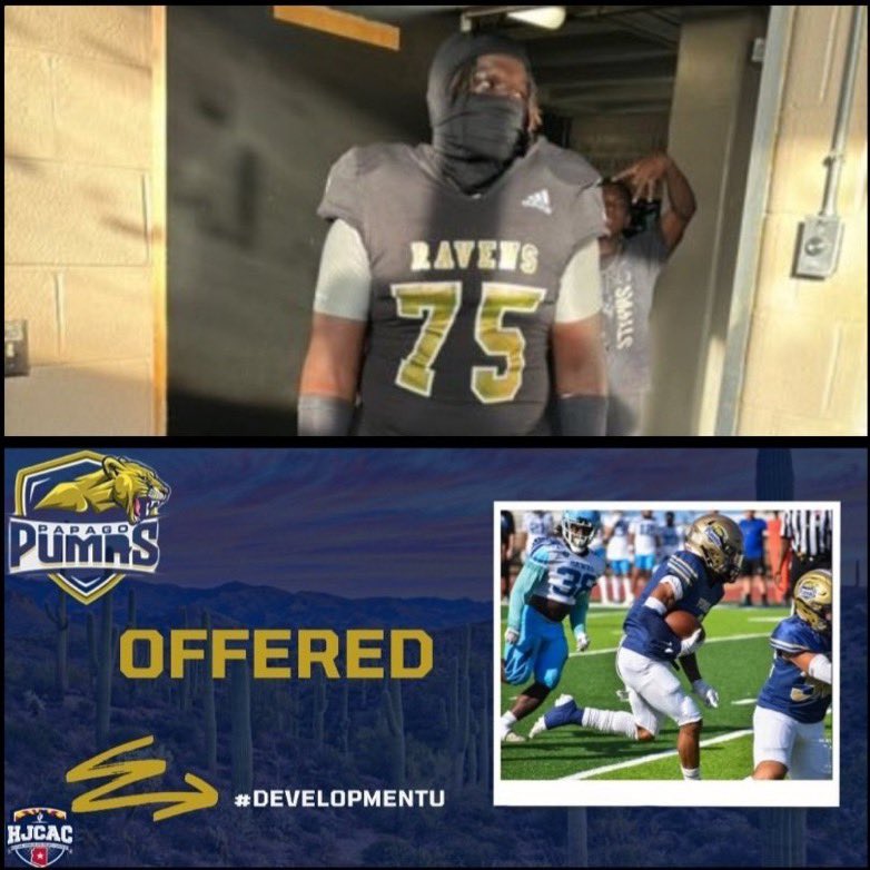 #AGTG After a good conversation with <a href="/N_W_Sports/">Nation Wide Sports!</a> i have recieved a offer from <a href="/PapagoPumas/">Papago Pumas Football</a> thank you to <a href="/CoachBStro/">Coach Strother</a> for giving me the oppertunity