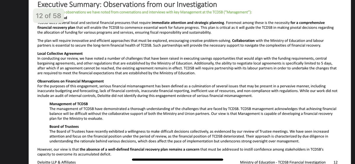 As desperate as this government is to find consultants who will justify their power grabs, Deloitte couldn’t find anything to justify putting TCDSB under supervision. I know the team there to be sound fiscal managers; this is a blatant power grab by Ford. #topoli #onted #onpoli