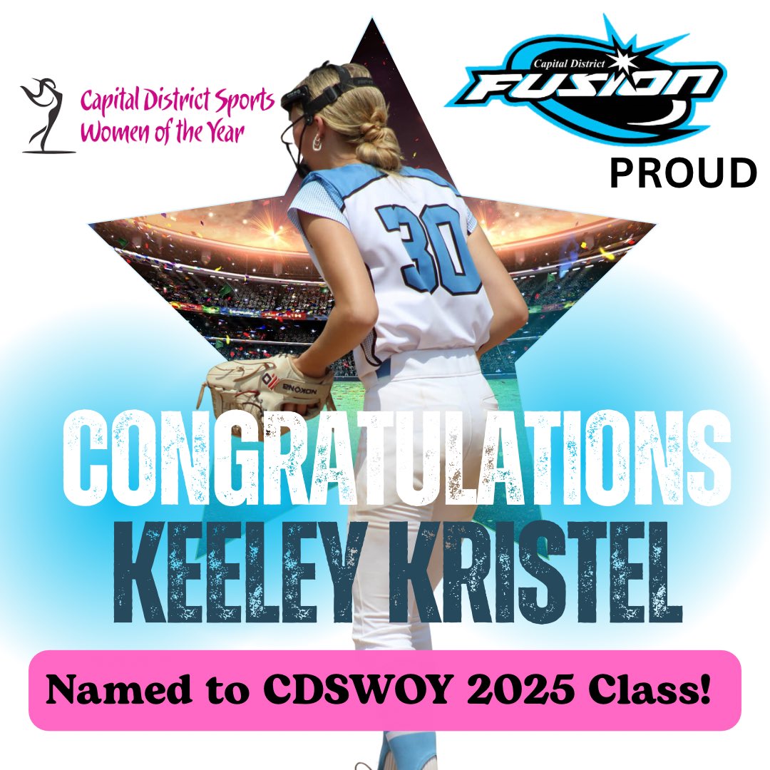 The Capital District Sports Women of the Year organization (CDSWOY) has named Keeley Kristel as one of the 10 scholastic award recipients for 2025! Congratulations Keeley!