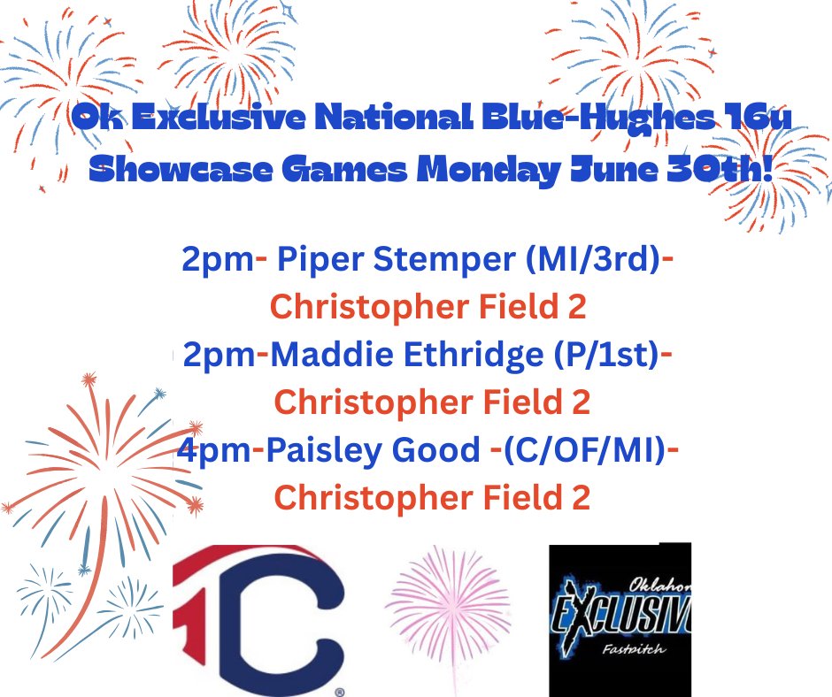 PiperStemper27's tweet photo. Come watch some good ball in colorado this week!! 
I also was selected to represent my team at the showcase games Monday,  June 30th, come check it out!! https://t.co/9yTwDuxDo7