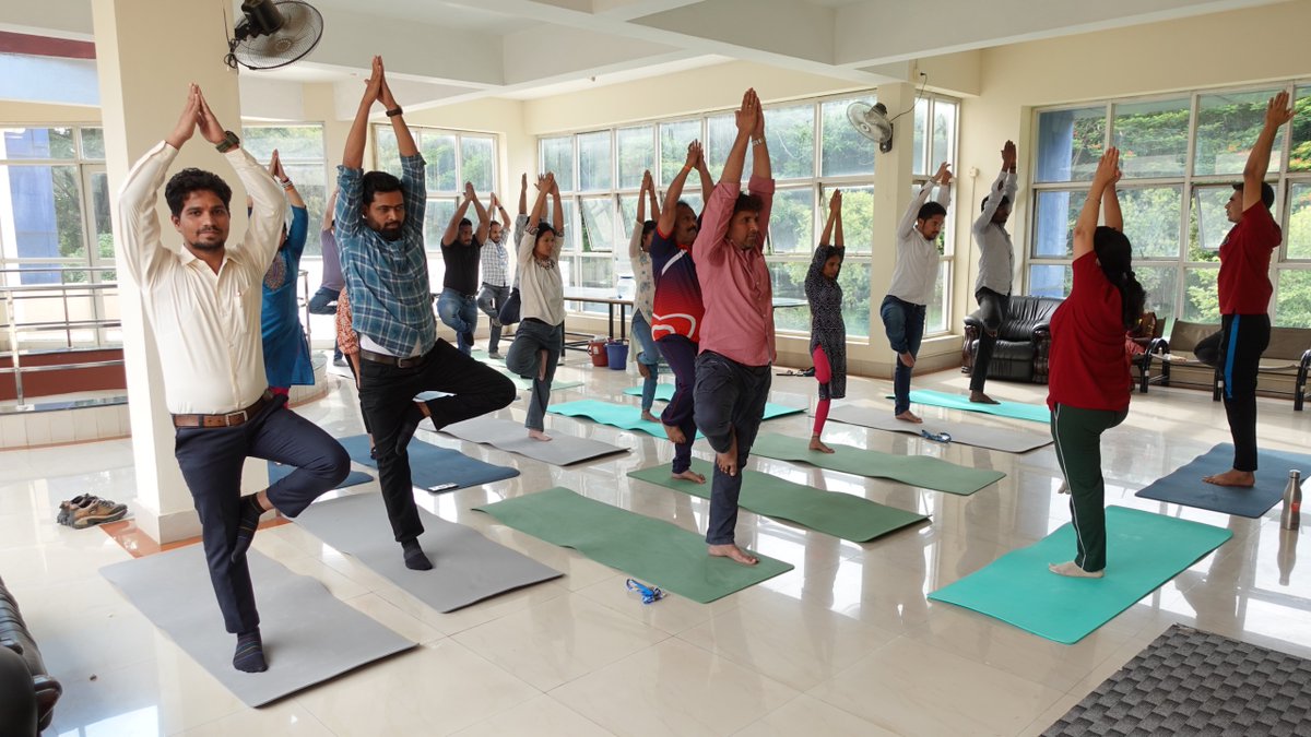 CSIR-4PI (@csir_4pi) on Twitter photo CSIR-4PI celebrated International Yoga Day 2025. The highlights being a wonderful address by Dr Ashish on the benefits of Yoga followed by a Yoga session led by Dr Asha and Dr Ashish <a href="/CSIR_IND/">CSIR, India</a> CSIR-4PI celebrated International Yoga Day 2025. The highlights being a wonderful address by Dr Ashish on the benefits of Yoga followed by a Yoga session led by Dr Asha and Dr Ashish <a href="/CSIR_IND/">CSIR, India</a>