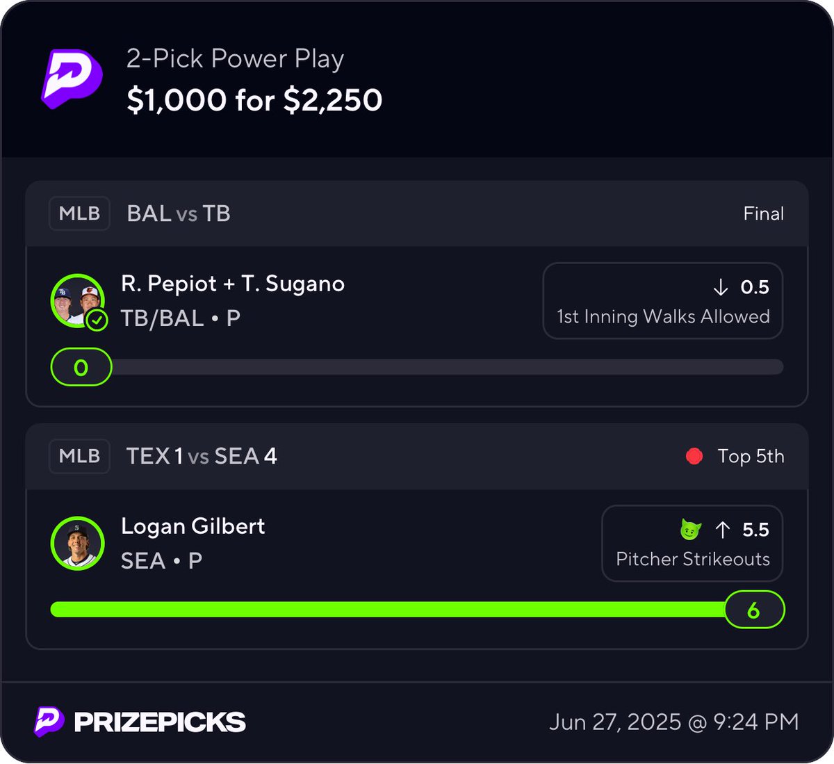 HOLY SH*T BANGGG⚾️🏟️🏧💰✅

Join now and stop watching me cash! 

Join the team below👇🏻

dubclub.win/r/p/pri-jf9pa/…